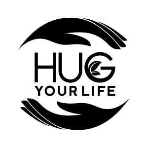 HugYourLife Logo Negative