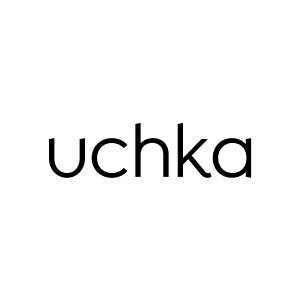 Uchka Logo Negative