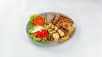 Miješano meso s pomfritom