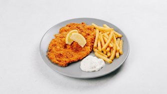 Zagrebački odrezak s pomfritom