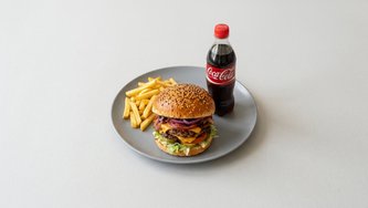 Burger Stop s pomfritom + sok