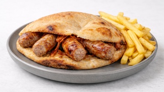 Grill kobasice s pomfritom