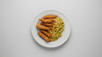 Pohani repovi kozica s prilogom