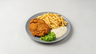 Zagrebački odrezak s pomfritom