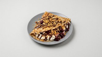 Schwarzwald: čokolada + keks + krema od vanilije + višnje