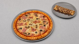Pizza velika miješana + 1 palačinka