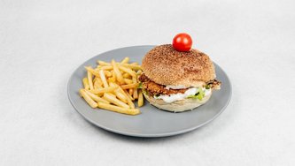 Hamburger s pomfritom