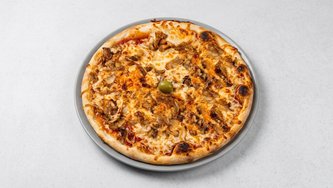 Kebab pizza