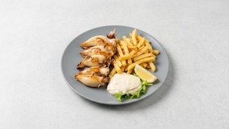 Punjene lignje (šunka, sir)