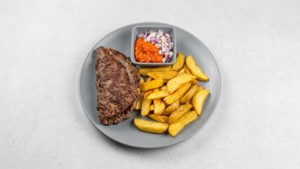 Gurmanska pljeskavica Jadro s pomfritom