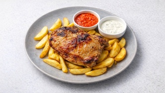 Grill piletina s prženim krumpirom