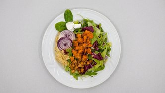 Jesenska salata zimi