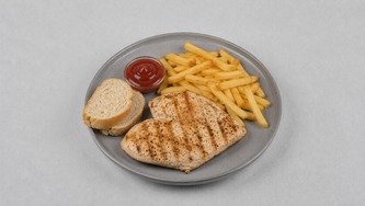 Grill piletina + pomfrit + kruh