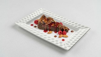 Brownie Čokolada Badem Malina