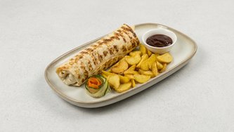 Tortilja od piletine s krumpir lađicama