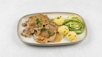 Samoborski kotlet s pire krumpirom
