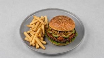 Spicy smash burger s pomfritom 🌶