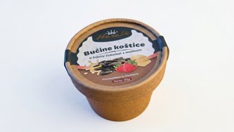 Bučine koštice u bijeloj čokoladi s malinom 80 g