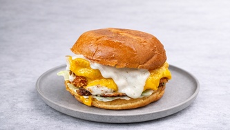 Crispy chicken burger