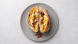 Omlet panceta - sir u tijestu