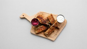 Crispy Beef rolice