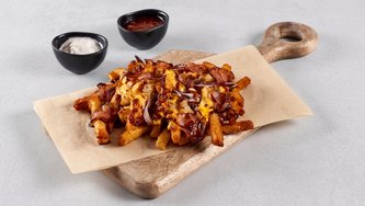 Loaded fries BBQ & Bacon