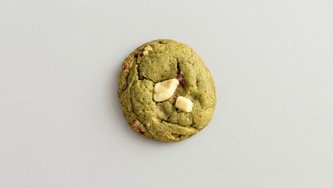 Matcha, White Chocolate & Strawberry Cookie